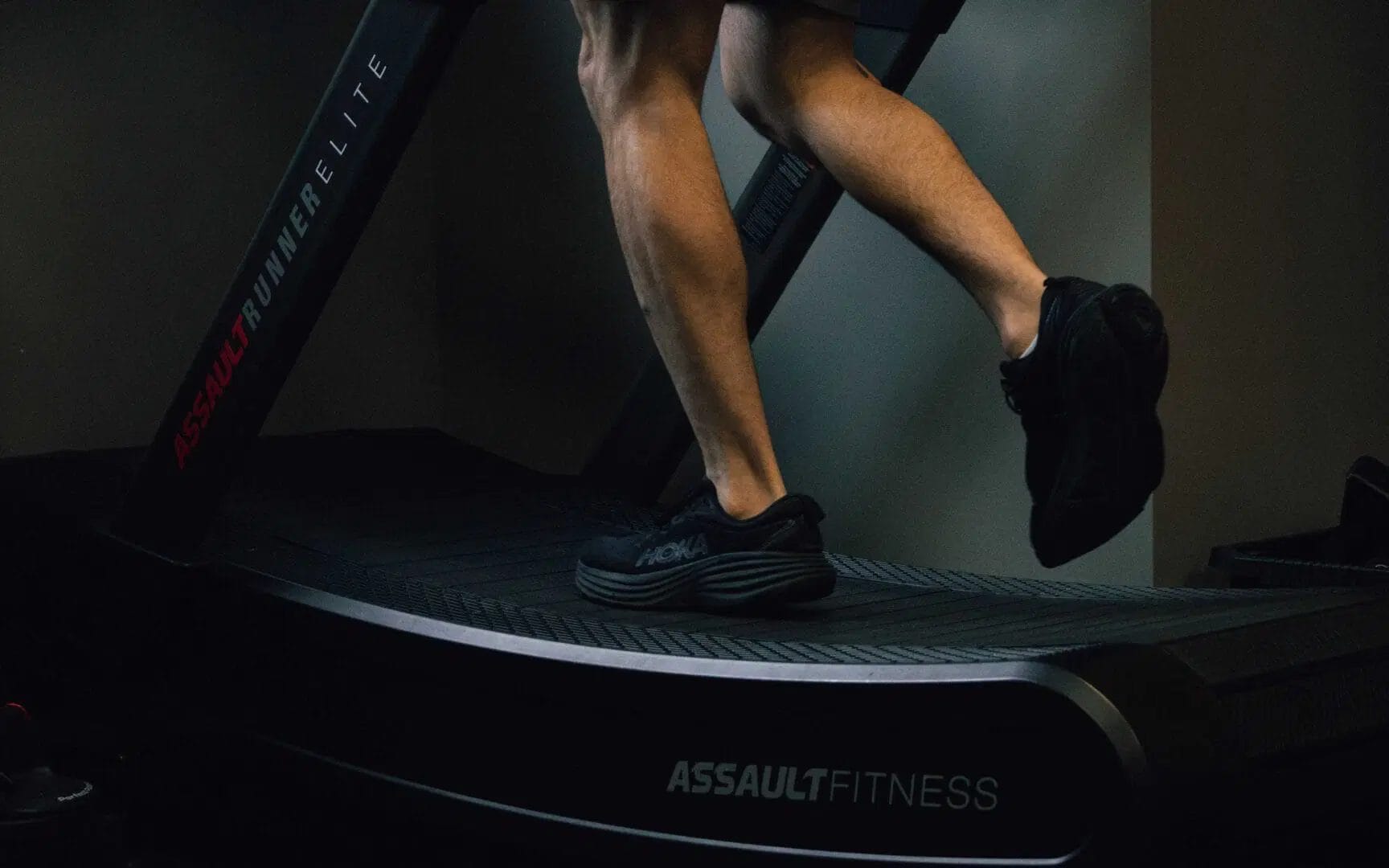 An athlete on a treadmill